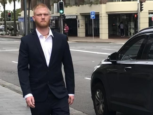 Richard Moon, 36, of Narrabeen, outside Manly Local Court on Thursday. Picture: Manly Daily