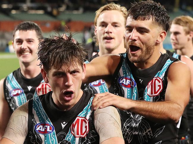 Butters has been a key cog in the Power’s resurgence to start the year. (Photo by Sarah Reed/AFL Photos via Getty Images)