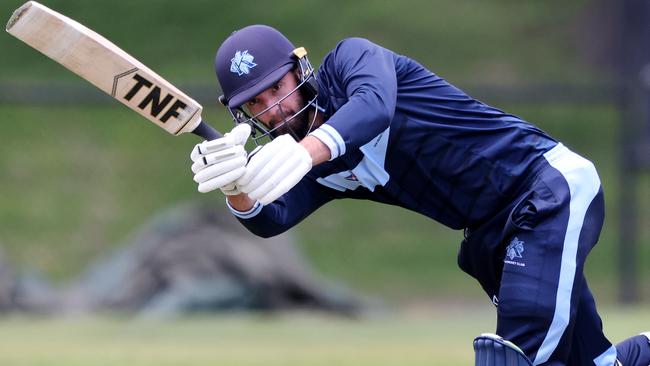 Matthew Brown in action for Kew. Picture: George Sal