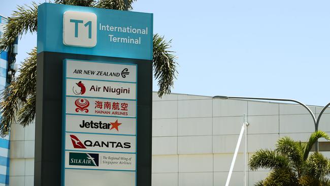 The Cairns Airport international terminal. Picture: Brendan Radke