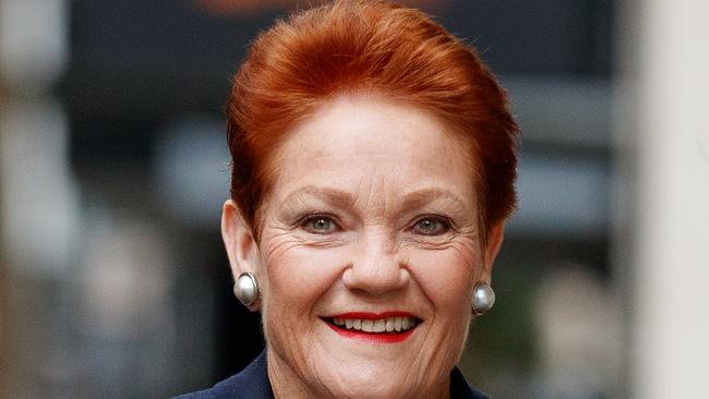 SYDNEY, AUSTRALIA - NewsWire Photos APRIL 30, 2024: Senator Pauline Hanson arrives at Federal Court on Tuesday. Green senator Mehreen Faruqi is suing Pauline Hanson under the Racial Discrimination Act after the One Nation founder told her to Ãpiss off back to PakistanÃ Picture: NCA NewsWire / Nikki Short