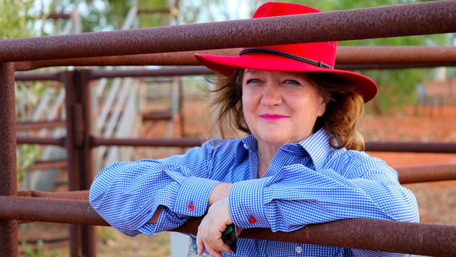 Billionaire Gina Rinehart in WA.