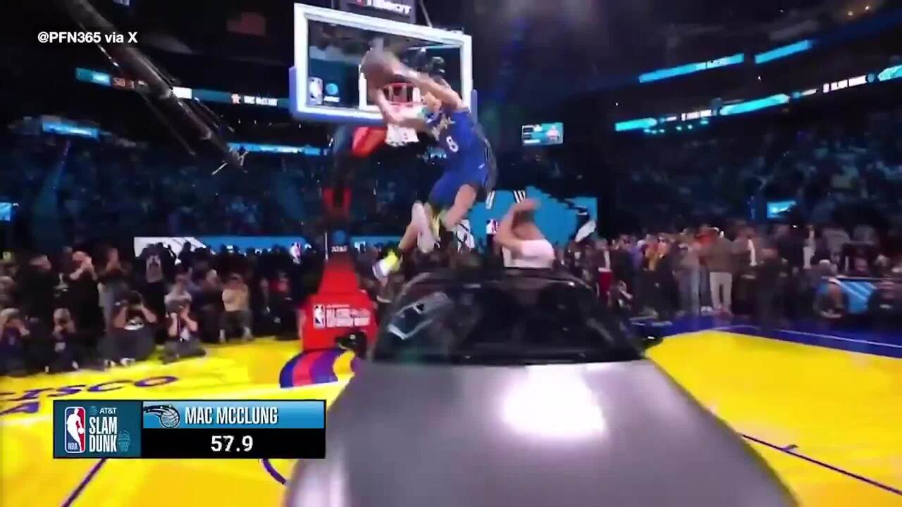 NBA world loses it over star's absurd dunk