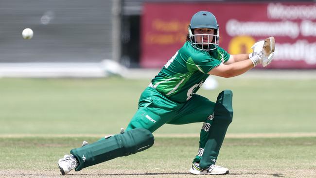 VSDCA: Mitchell Brooker at bat for Croydon. Picture: Georg Sal