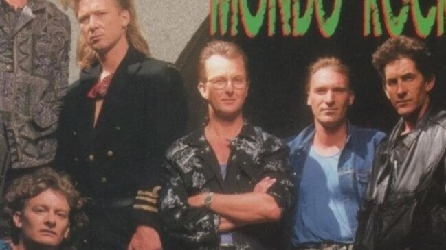 Duncan Veall, second from right, in a file image from his Mondo Rock days.