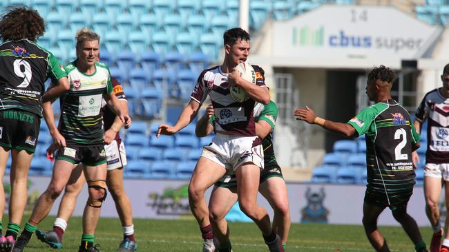 Gold Coast Rugby League Grand Finals held at CBUS Stadium at Robina. Under 20s Burleigh Vs Helensvale. Pic Mike Batterham