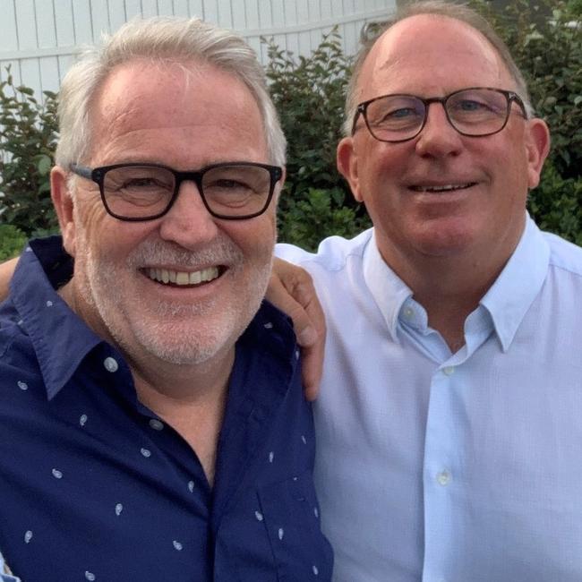 Mark and Wayne Bayfield, are tackling the 350km 'Lighthouse to Lighthouse' walk in September to raise money for the Children's Cancer Institute. Picture: Supplied