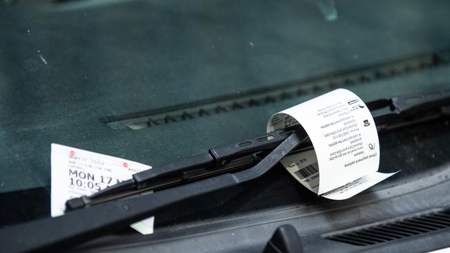 Local councils will soon be forced to immediately notify drivers of parking fines Picture: NewsWire/ James Gourley