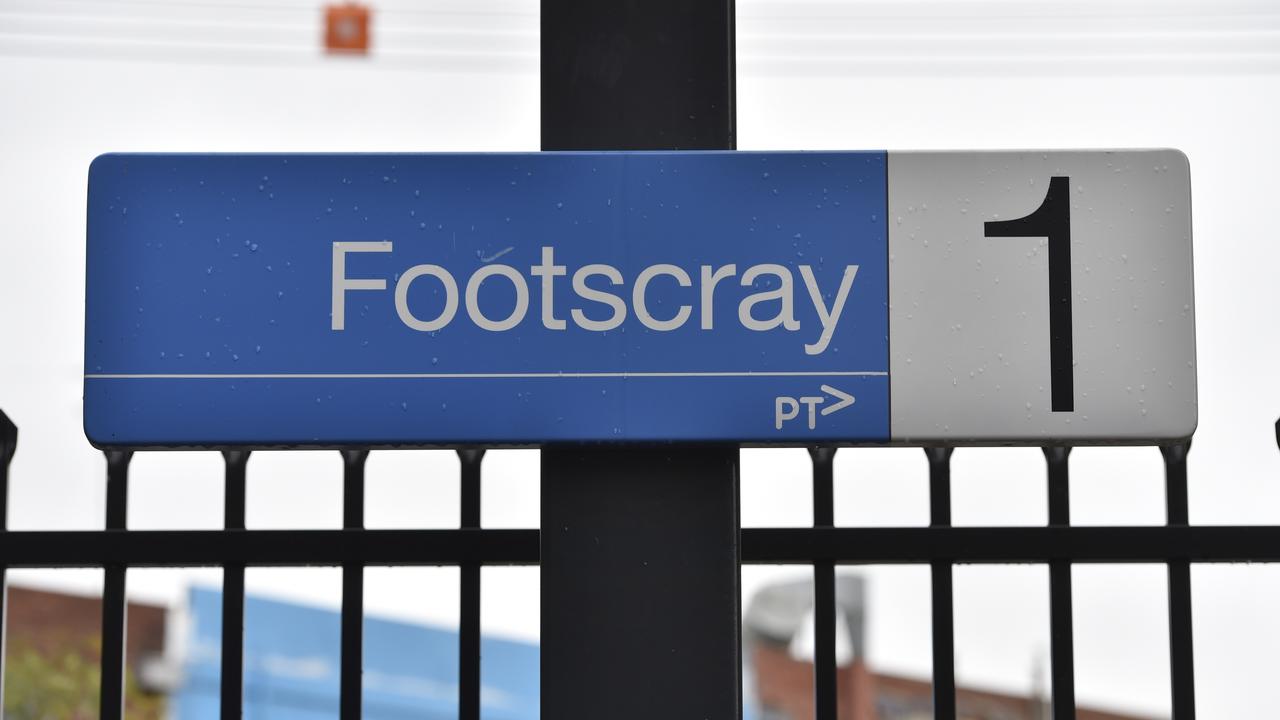 Footscray train station is also an exposure site. Picture: Andrew Batsch