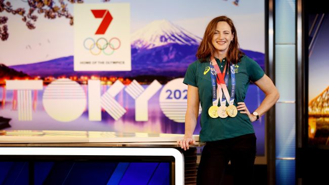Olympic champion Cate Campbell urged people to listen to the experts and science on the matter. Picture: Tara Croser