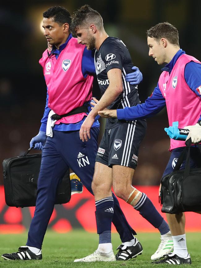 Terry Antonis was injured while playing at the SCG. Picture: AAP