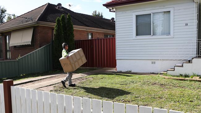 Properties were simultaneously raided in Sydney and parts of NSW this morning. Picture: Gaye Gerard