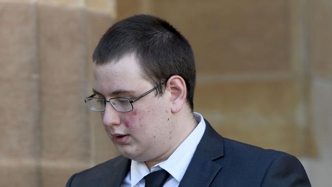 Naim Anderson pictured leaving Adelaide Magistrates Court after an earlier hearing. Picture: NCA NewsWire / Naomi Jellicoe