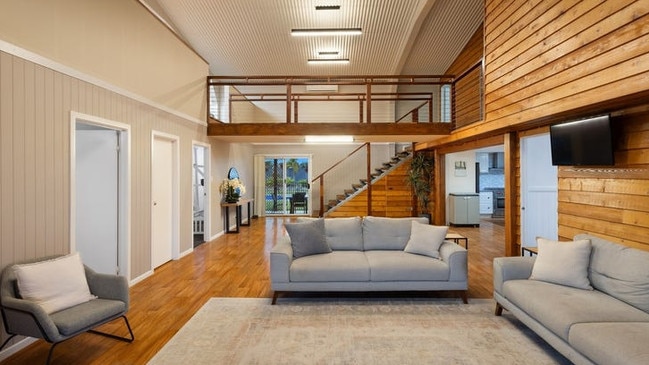 There are high ceilings