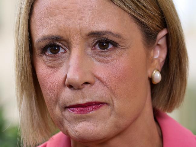 SYDNEY, AUSTRALIA - NewsWire Photos MARCH 30, 2021: Senator Kristina Keneally is in Sydney today and will doorstop following session two of the ALP Special Platform Conference in Sydney, Australia. Picture: NCA NewsWire / Gaye Gerard