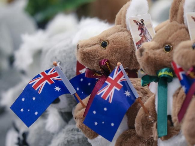 There will be no Australia Day parade in Melbourne once again this year. Picture: Glenn Campbell