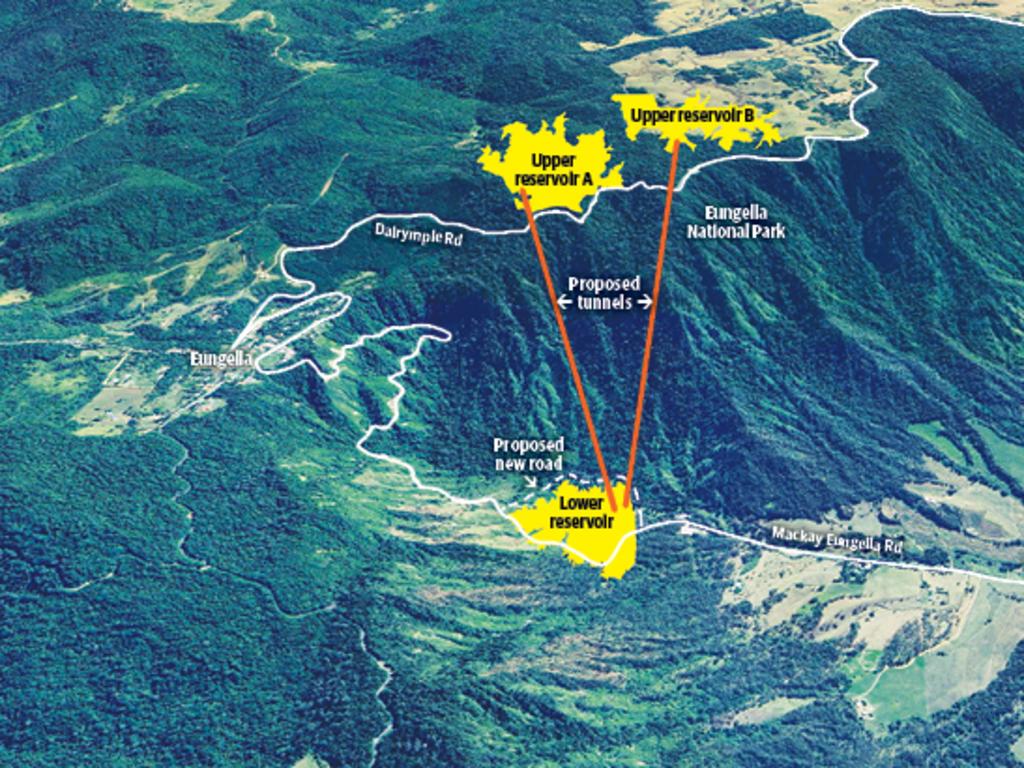 Plan of the proposed hydro project