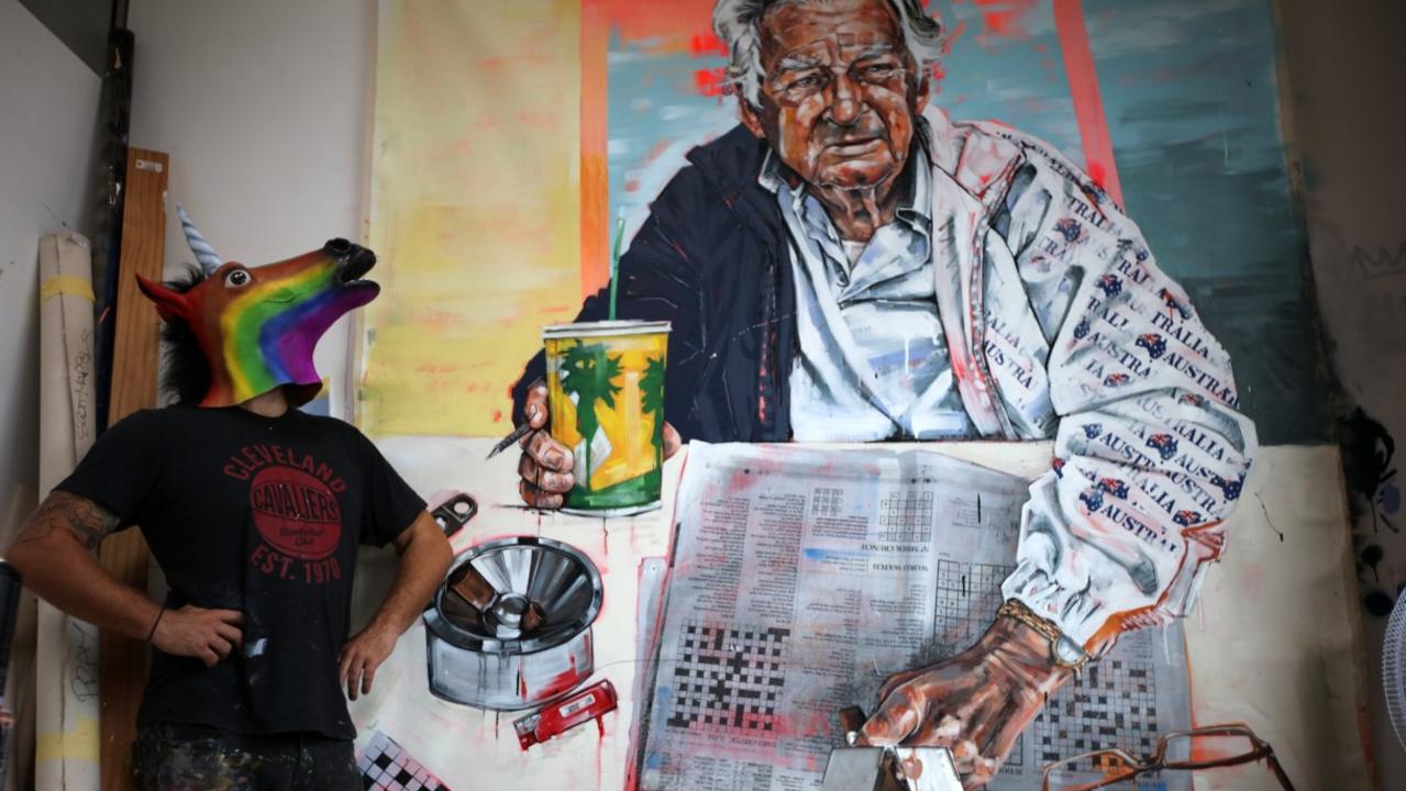 Artist Scott Marsh said the late Prime Minister was the last leader most Australians felt trust in. Picture: Supplied
