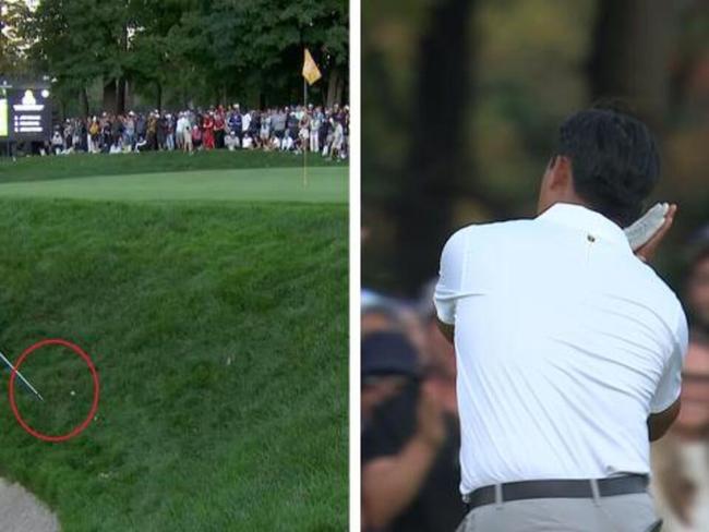 Si Woo Kim's incredible chip to win hole