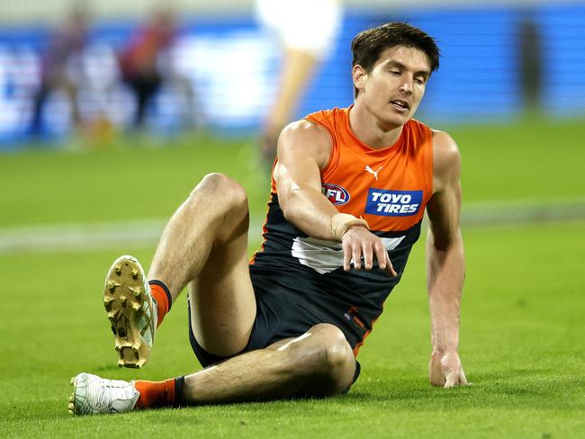 Taylor was frustrated by his lengthy stretch on the sidelines with a hamstring injury. Picture: Phil Hillyard