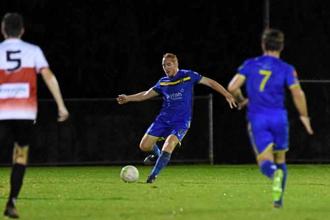 Gympie United vs Caloundra - #4 Glen Treeby. Picture: Troy Jegers