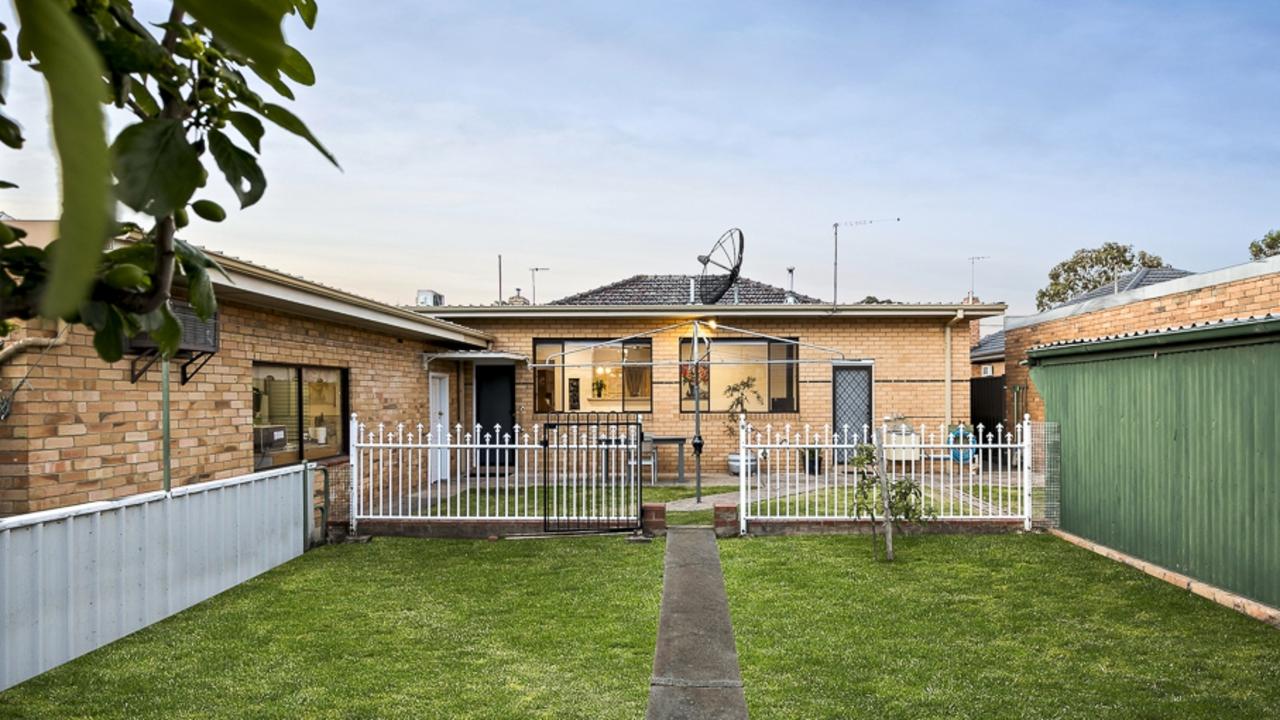 The 600sq m block’s well-cared for rear garden, while the a garage has a kitchenette.