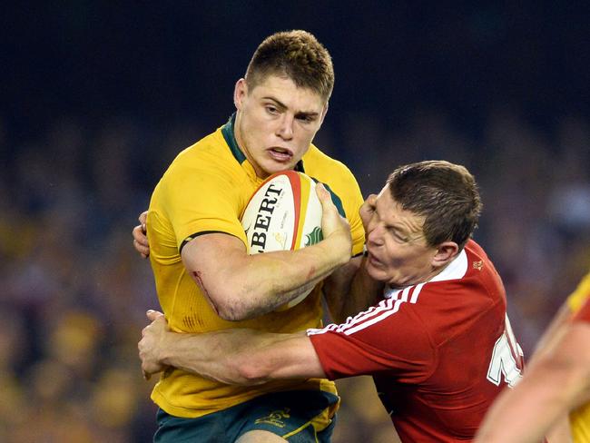 James O'Connor admits he had a lot to learn when he first got into the coveted Wallabies’ No.10 jersey. Picture: William WEST / AFP.