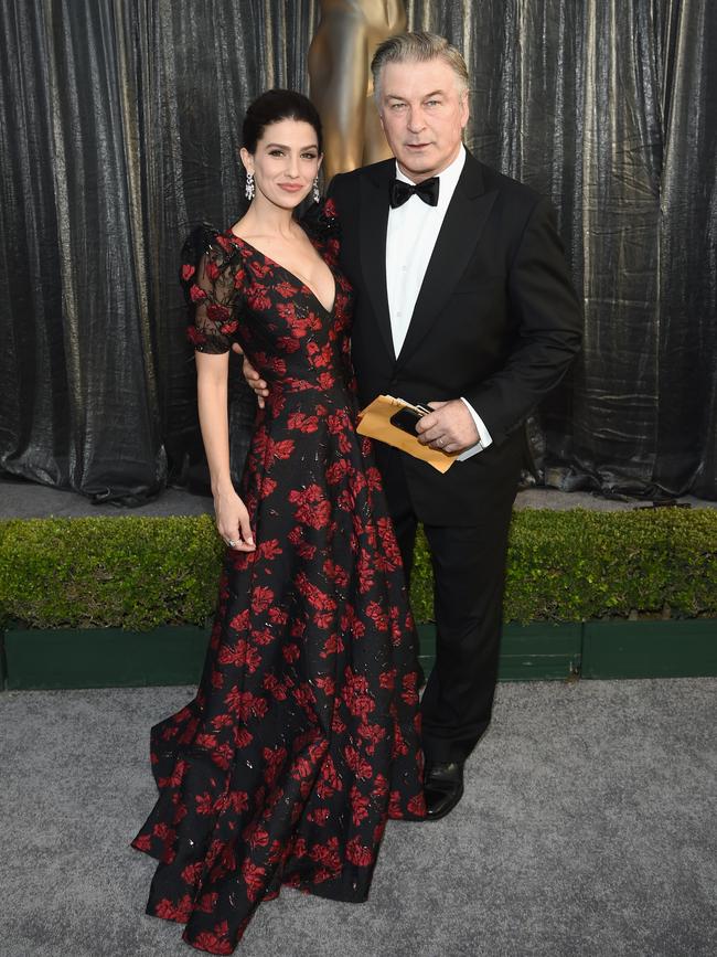 Hilaria Baldwin and Alec Baldwin added star power to the night. Picture: Getty