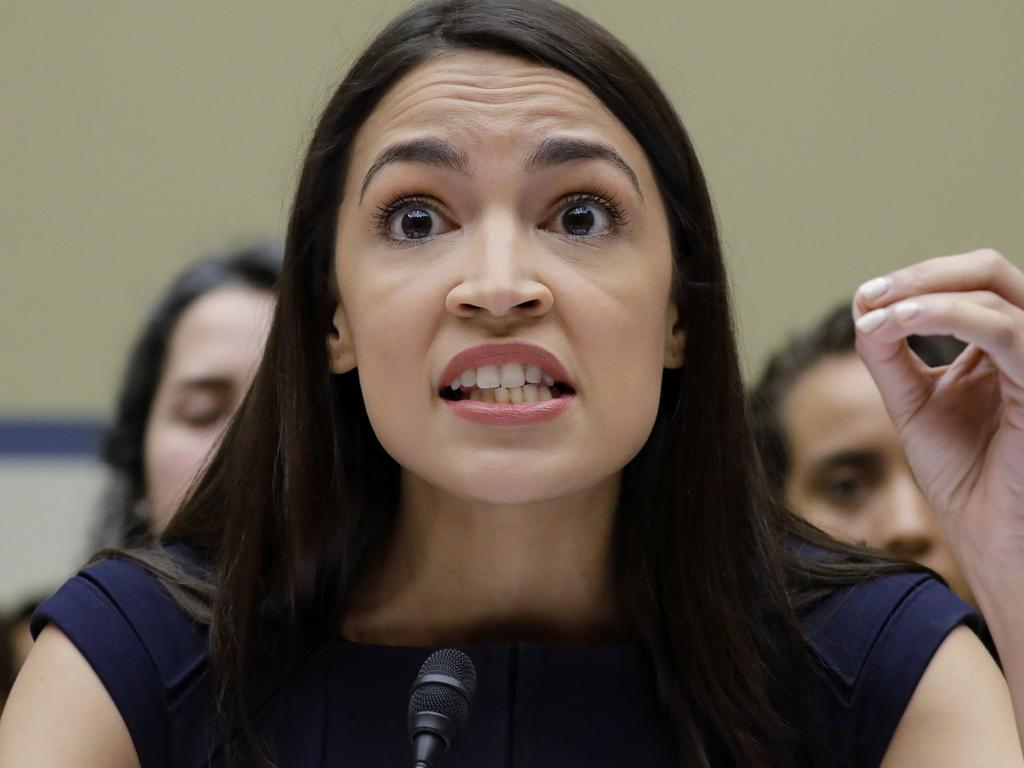 Alexandria Ocasio-Cortez is a passionate supporter of rights for asylum seekers, and has been attacked by President Trump. Picture: AP Photo/Pablo Martinez Monsivais, File.