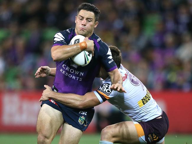Cooper Cronk was off his game against Brisbane. Picture: Wayne Ludbey