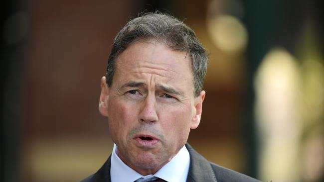 Health Minister Greg Hunt. Picture: AAP