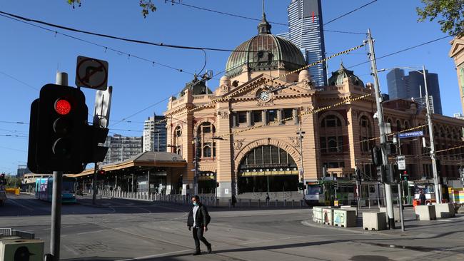 There’s no point telling the world that Melbourne is back in business when most businesses are so restricted they may as well be closed. Picture: David Crosling