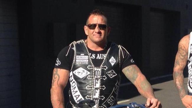 Mongol bikie Shane Bowden. Picture: Supplied