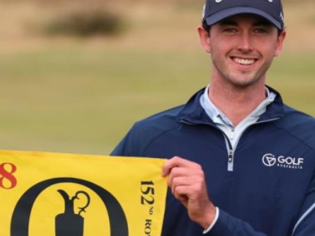 Elvis Smylie, has grabbed a cherished berth in the Open Championship at Royal Troon later this month.