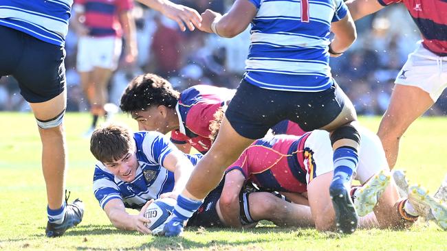 GPS first XV rugby grand final, Nudgee College Vs BSHS. (Check caption) Saturday September 7, 2024. Picture, John Gass