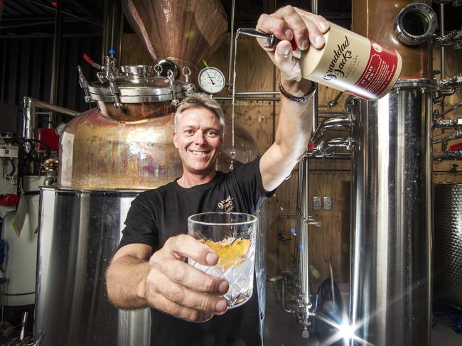 David Riddenn of Granddad Jack's distillery. Picture: Nigel Hallett