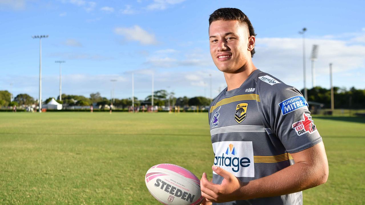 Sunshine Coast Falcons and Mal Meninga Cup player Mason Kira has been revealed as one to watch this season. Picture: Patrick Woods.