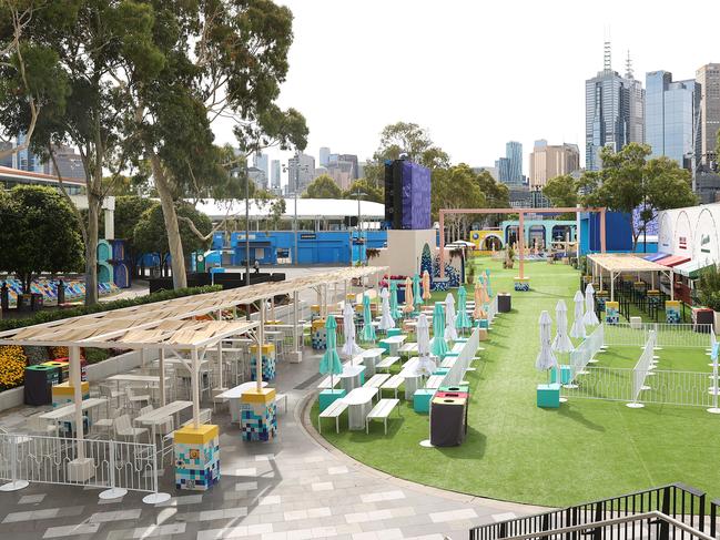 The entertainment precincts will host countless fans across the 2025 Australian Open at Melbourne Park. Picture: Getty Images