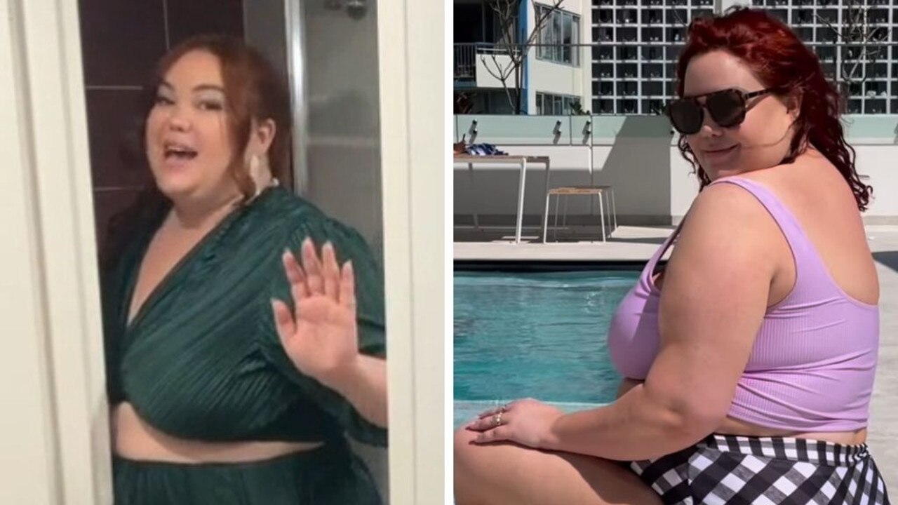 Plus-size influencer’s gripe with shower design at Sydney hotel