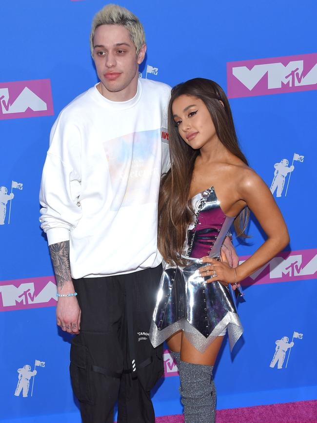 Pete Davidson and Ariana Grande. Picture: Mega