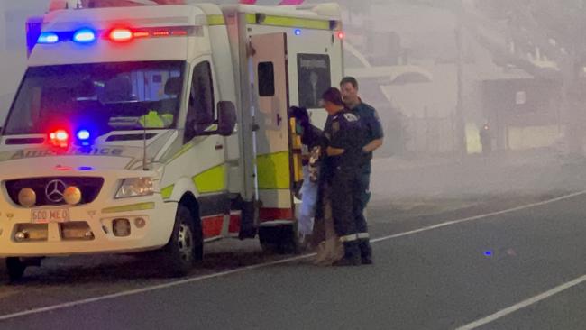 Emergency crews were called to a home on fire in Wellington St in the Mackay CBD.