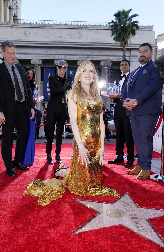 Nicole Kidman with FIJI Water at the AFI Life Achievement Award Tribute Gala to Nicole Kidman at Dolby Theatre on April 27, 2024 in Hollywood, California. Picture: Presley Ann/Getty Images/FIJI Water