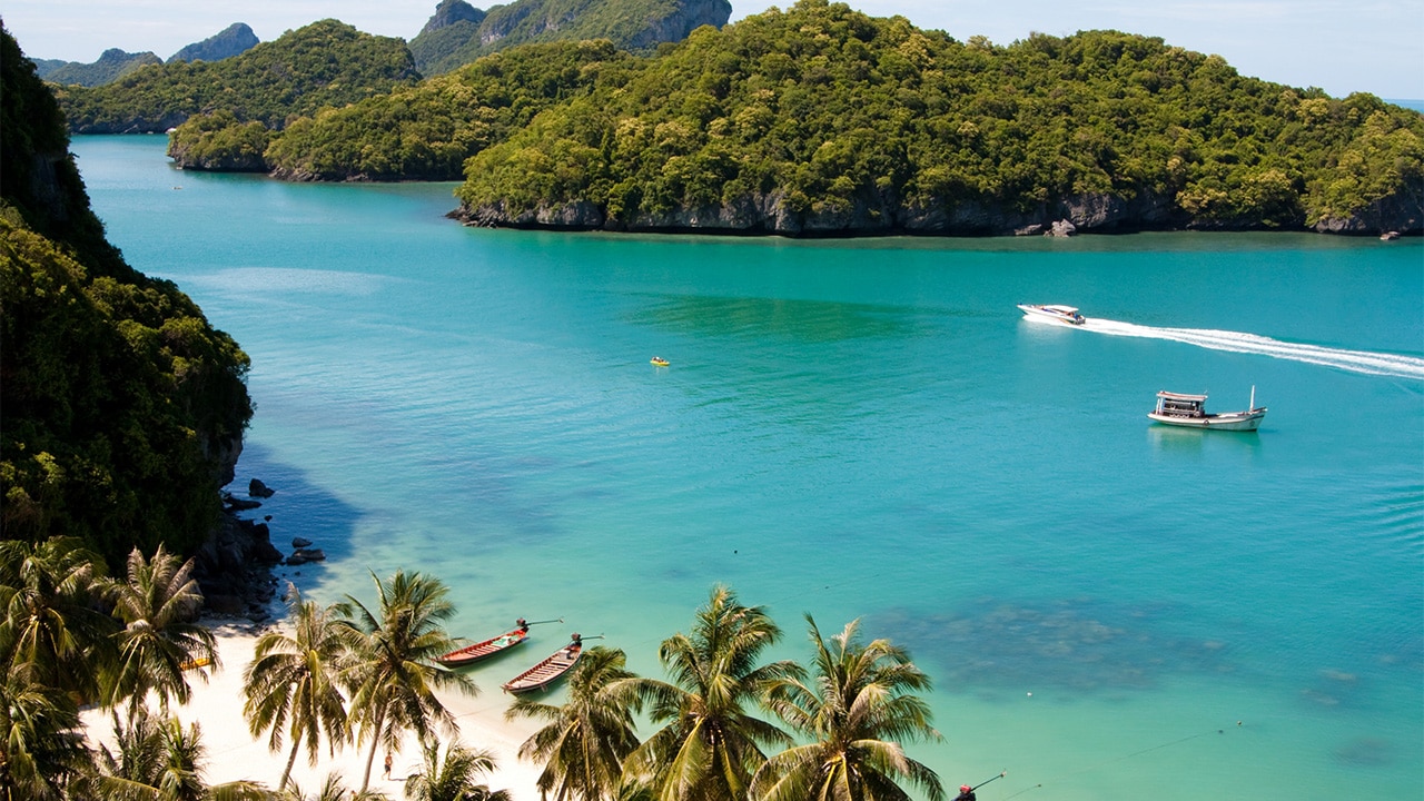 '<h3>The hot spot: Koh Samui</h3>
<p>Picture-perfect beaches, rainforests, waterfalls, caves and temples make Koh Samui one of Thailand&rsquo;s most popular holiday spots.</p>
<p><strong>Where to stay:</strong> <a href='https://www.tembo-samui.com/' target='_blank' rel='noopener'>Tembo Beach Club &amp; Resort</a> has 10 bungalows on the beach starting from $150 a night.</p>
<p><strong>Where to shop:</strong> At the Fisherman&rsquo;s Village you can combine night market and boutique shopping with fresh seafood dinners.</p>
<p><strong>Tip:</strong> Don&rsquo;t fall for the old &ldquo;the temple/palace is closed today&rdquo; trick from tuktuk drivers who want to take you for a ride.</p>'