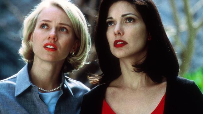 Naomi Watts and Laura Elena Harring in scene from Mulholland Drive.