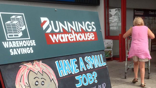 Bunnings at Boolaroo and Wallsend are on the Hunter’s alert list. Picture: AAP Image/Dave Hunt.