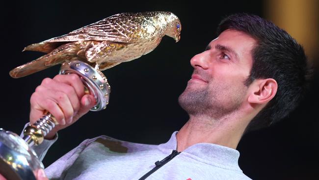 Novak Djokovic defeated Andy Murray in this year’s Qatar Open. Picture: AFP