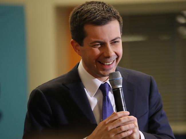 Democratic presidential candidate Pete Buttigieg has emerged as a serious contender in the wake of the Iowa Caucses, the first round of the Democratic Party primaries. Picture: Spencer Platt/Getty Images/AFP