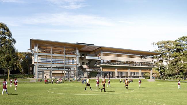 An artist impression of the Weigall Sports Complex.