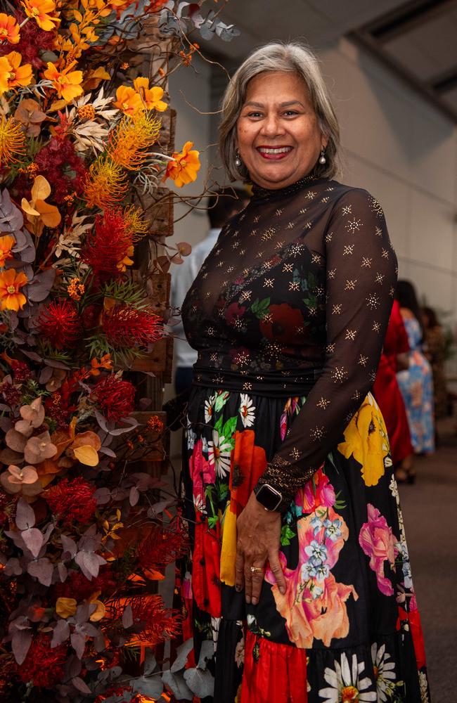 Ursula Raymond at the 2024 NAIDOC Ball at the Darwin Convention Centre. Picture: Pema Tamang Pakhrin