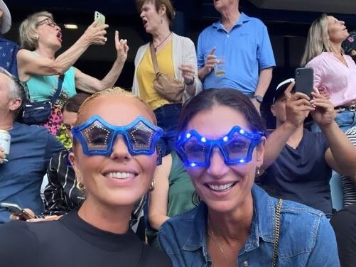 Pip Edwards seemed unconcerned with the Michael Clarke video as she stepped out at the Elton John concert in Sydney. Picture: Instagram